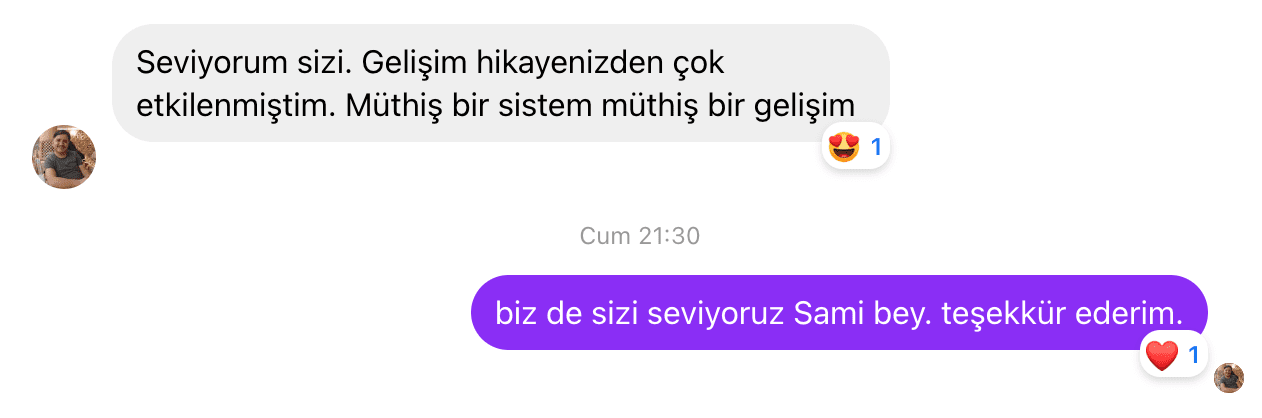 Sami gün seviyorum sizi