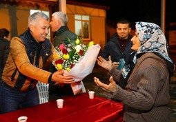 BAŞKAN SÖZEN’E SOĞUK HAVADA SICAK İLGİ