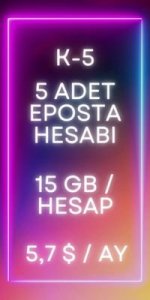 Kurumsal Eposta Paketi 25