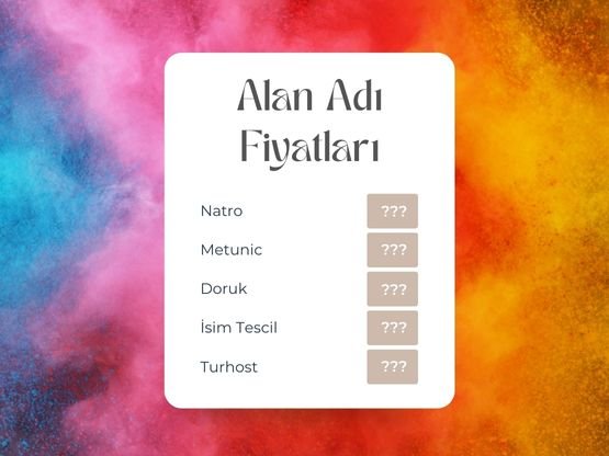 Alan Adı Fiyatları ve Sıkça Sorulan Sorular