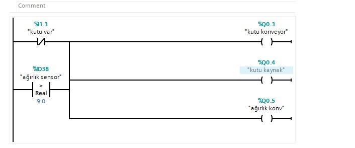 boş kutuların ağırlık kontrolü ve bant kontrolü