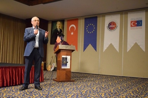 Dernek Bşk. Rahmi Turan'ın sunumu