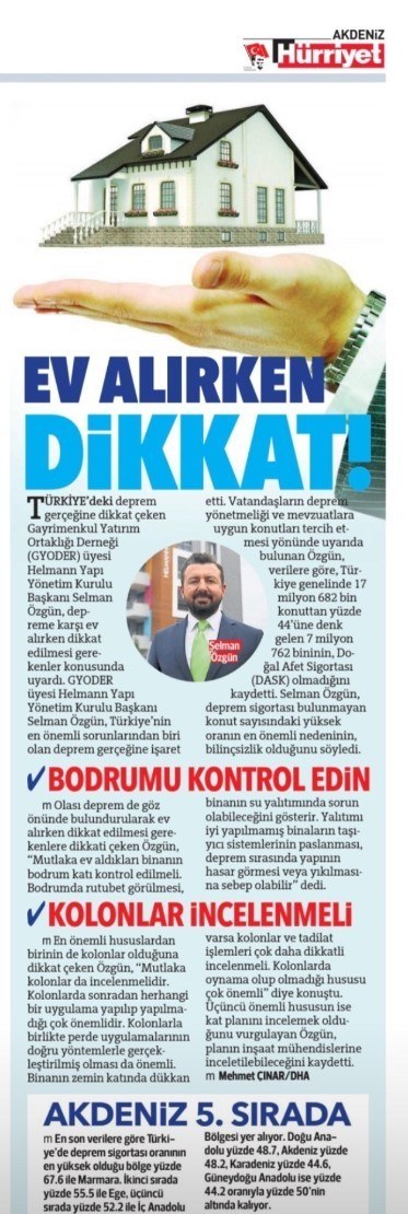EV ALIRKEN DİKKAT