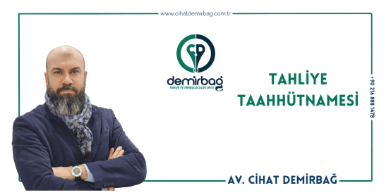 Tahliye Taahhütnamesi