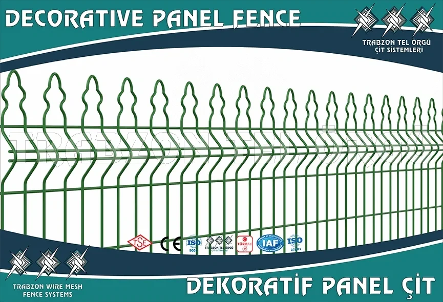 Dekoratif Panel Çit