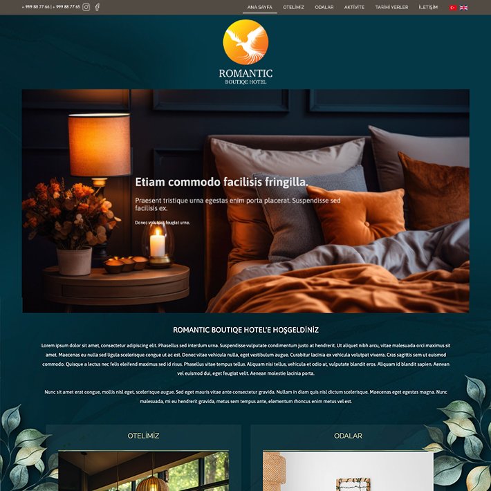 Turizm kategorisinde yer alan butik hotel temamız yayınlanmaktadır