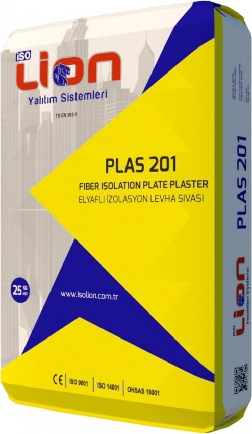 İsolion Elyaflı İzolasyon Levha Sıvası