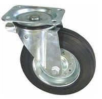 castor without brake steel