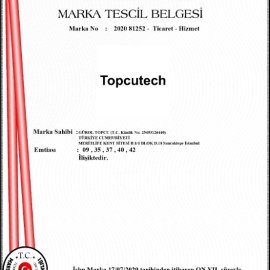 Markalarımıza Ait Tescil Belgelerimiz