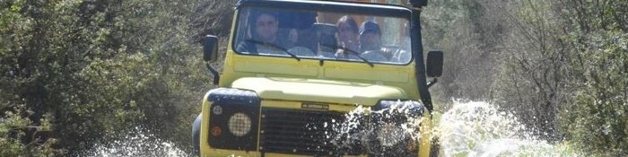 Alanya Jeep Safari Tour Program, including Rafting