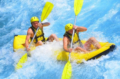 Beyaz su rafting gezisi Beş Konak macera turu