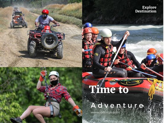 Rafting, ATV Quad Safari and Zipline Tour 3 Activities in 1 Day