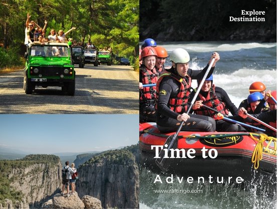 Rafting, Jeep Safari and Tazı Canyon Tour | Three Activities