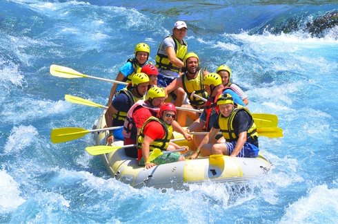 beyaz su rafting