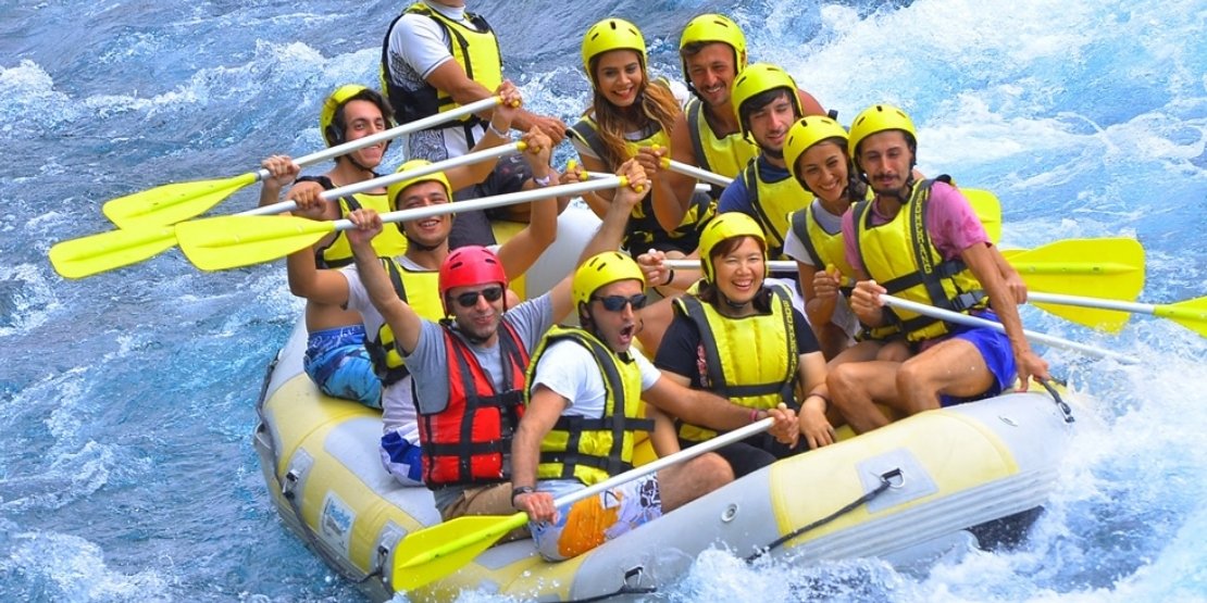 Antalya'da Beyaz Su Raftingi