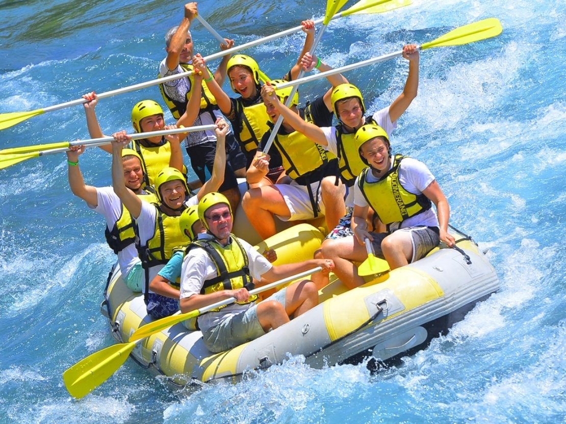 Programm der Rafting-Tour