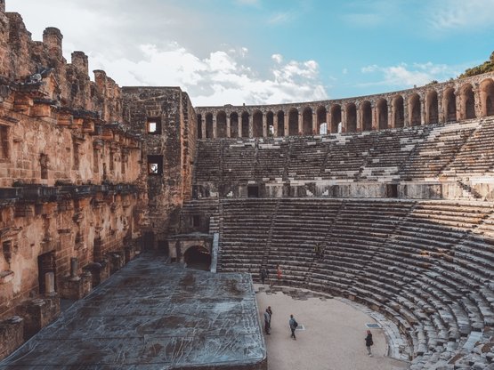 Antalya'nın tarihi Aspendos ve Belkıs Antik Tiyatrosu