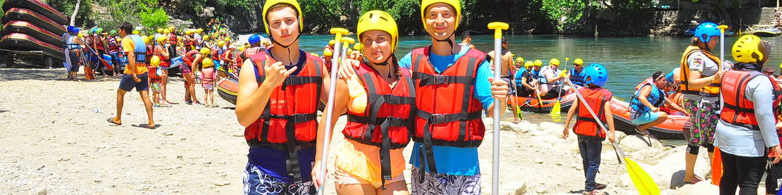 Köprülü Kanyon'da çılgın 2 kişilik kano macerası!