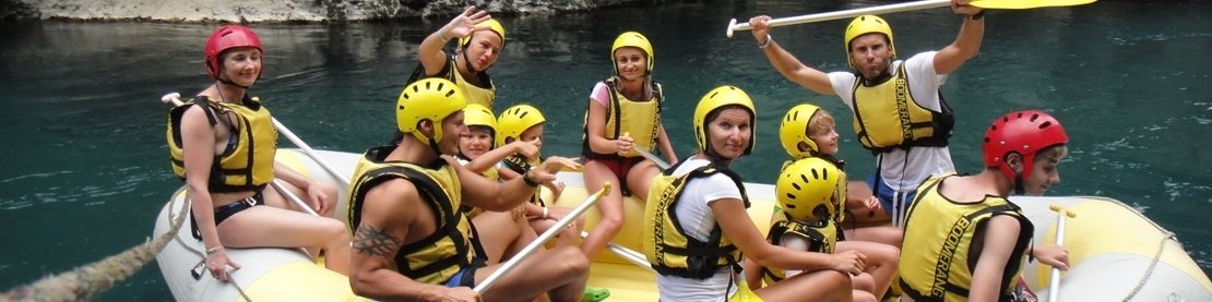 Köprülü Kanyon'da 14 kilometrelik Tam Rafting Turu Macerası