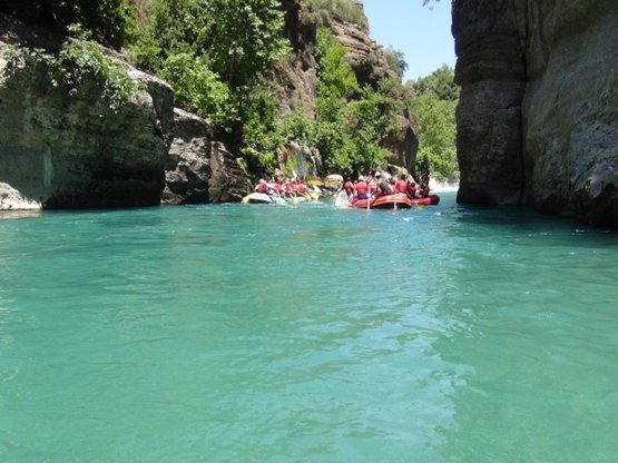 Antalya Köprü çay Rafting Turu, Köprülü Kanyon'da Köprü çay