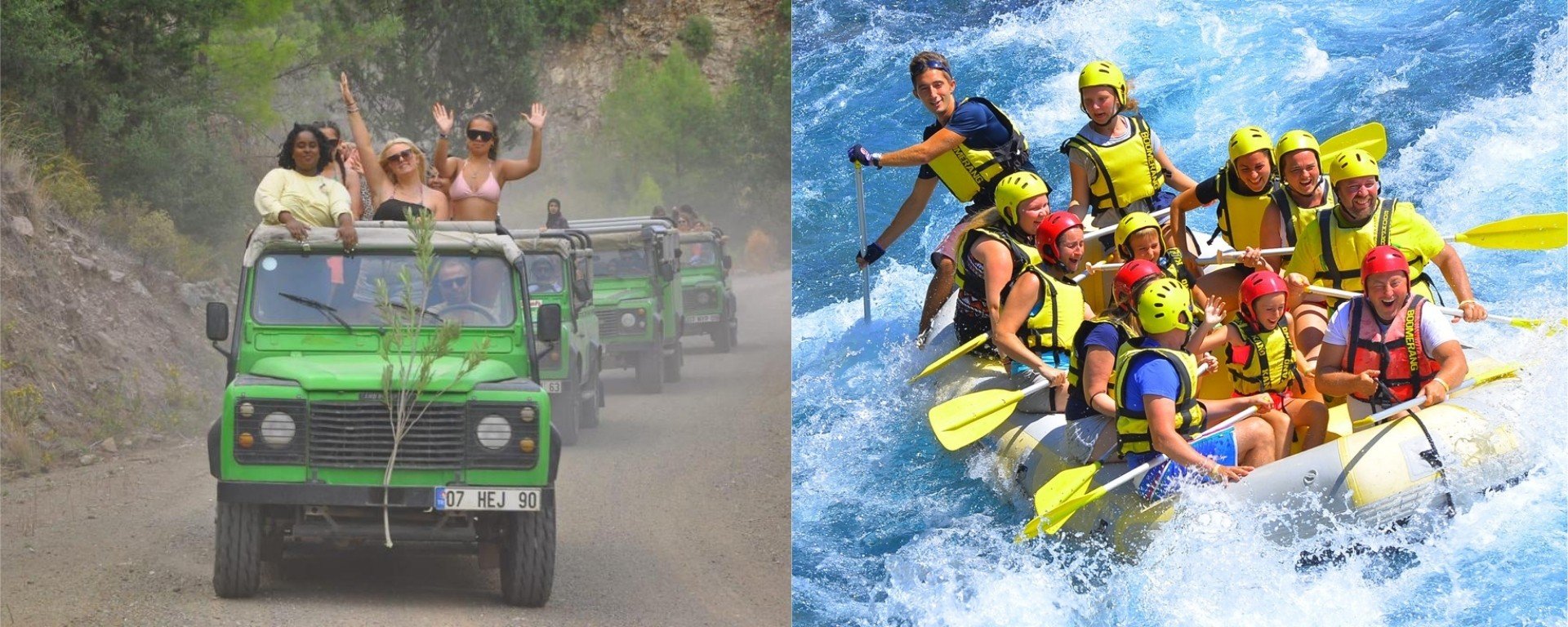 Рафтинг и джип-сафари