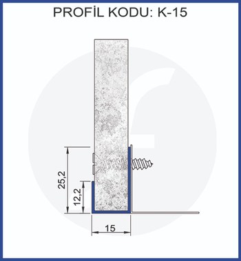 KÖŞE BİTİŞ- K-15
