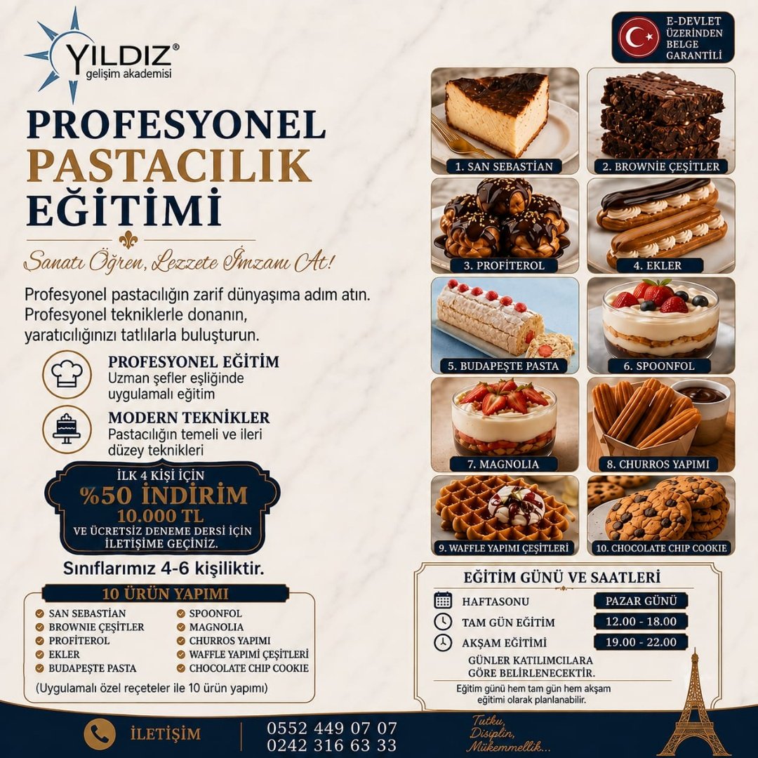 Profesyonel Pastacılık