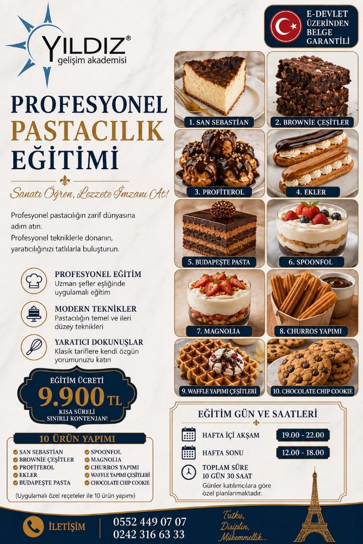 Profesyonel Pastacılık