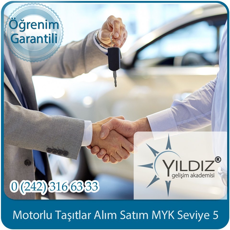 Motorlu Taşıtlar Alım Satım Myk Seviye 5