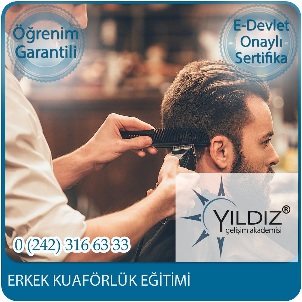 - Erkek Kuaförlük Eğitimi