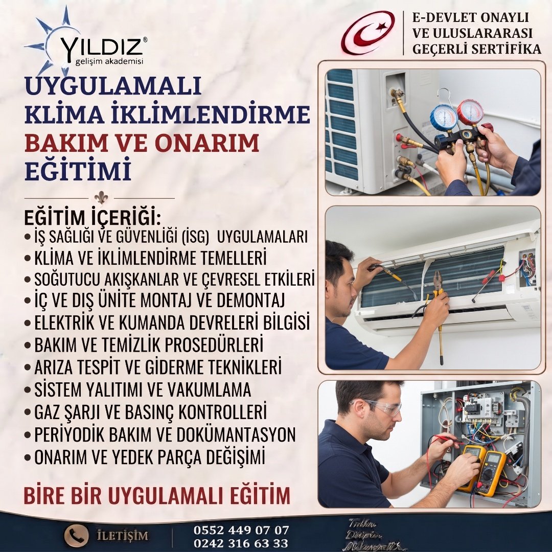 Klima İklimlendirve Bakım Ve Onarım