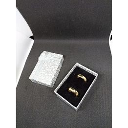 Kurdeleli Çift Alyans Kutusu