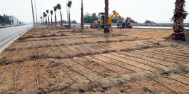 MANAVGAT BELEDİYESİ’NDEN ÇEVRE YOLUNA MODERN SULAMA SİSTEMİ