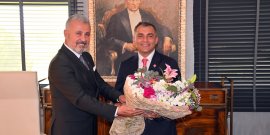 BAŞKAN NİYAZİ NEFİ KARA GÖREVİ DEVİR ALDI