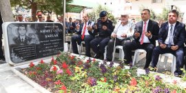 BAŞKAN NİYAZİ NEFİ KARA İLK PROGRAMI’NDA ŞEHİT ANMASINA KATILDI