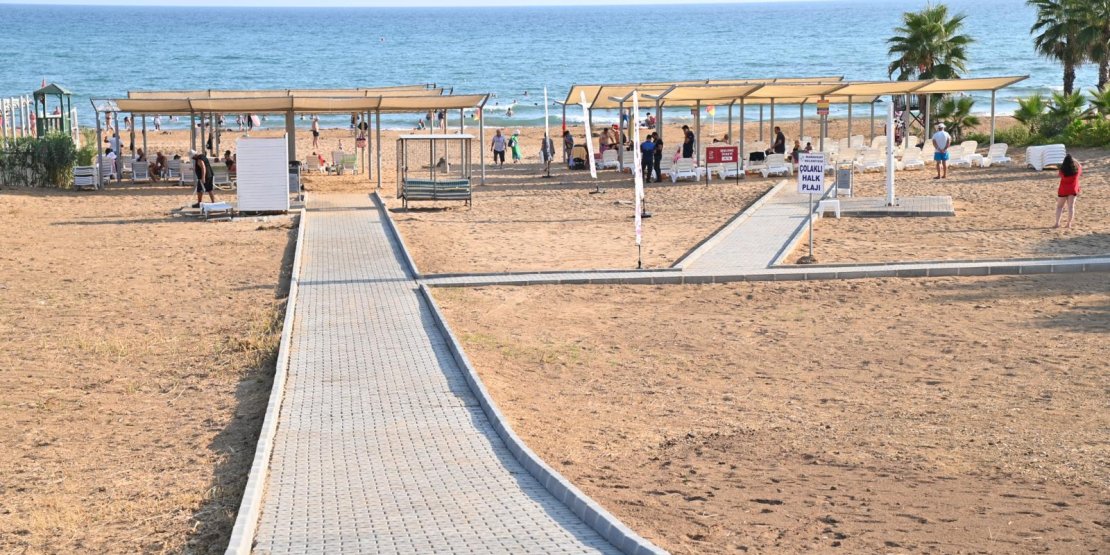 MANAVGAT ÇOLAKLI 2 HALK PLAJI AÇILDI