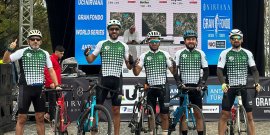 MANAVGAT BELEDİYESPOR, UCI NİRVANA GRAN FONDO'DA PODYUMA ÇIKTI