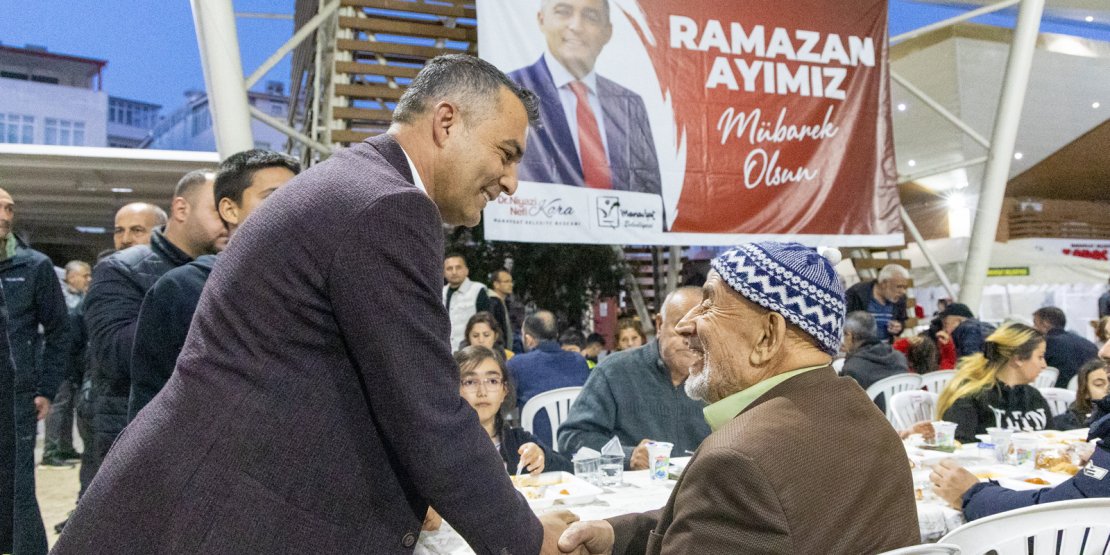 MANAVGAT BELEDİYESİ’NDEN AŞAĞI PAZARCI MAHALLESİ’NDE İFTAR ÇADIRI