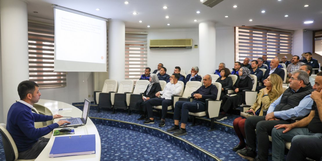 MANAVGAT BELEDİYESİ'NDEN ÇALIŞANLARA İŞ GÜVENLİĞİ EĞİTİMİ