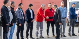 BAŞKAN OP. DR. NİYAZİ NEFİ KARA’DAN PERSONELE BAYRAM ZİYARETİ