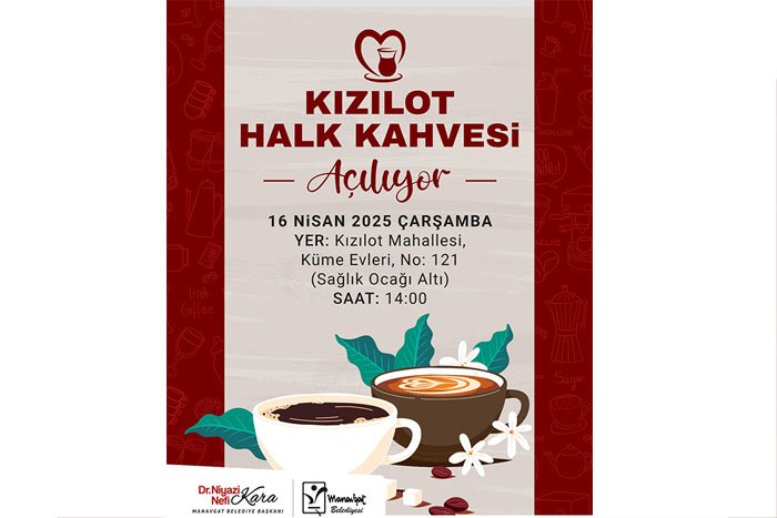 KIZILOT’A YENİ BİR SOSYAL ALAN: HALK KAHVESİ AÇILIYOR