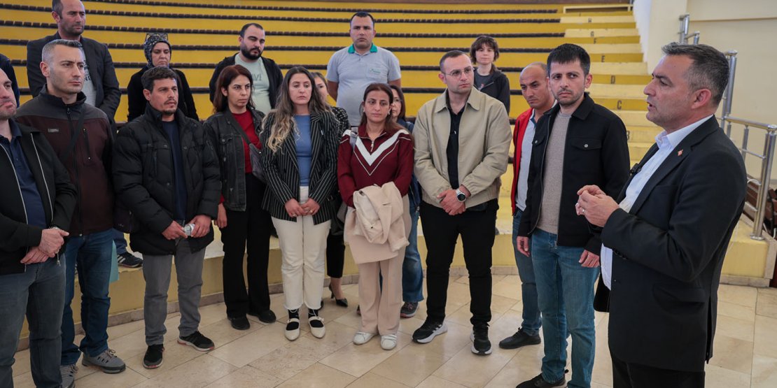 BAŞKAN KARA’DAN MAK EKİBİNE DESTEK ZİYARETİ