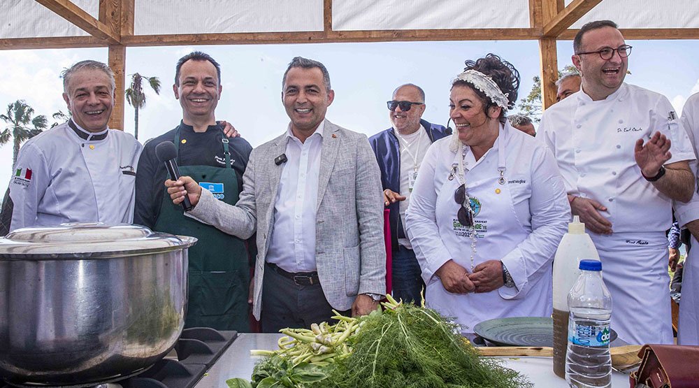 SİDE’DE GİRİT SOFRASI KURULDU, TARİH, TATLAR VE EZGİLER BÜTÜNLEŞTİ