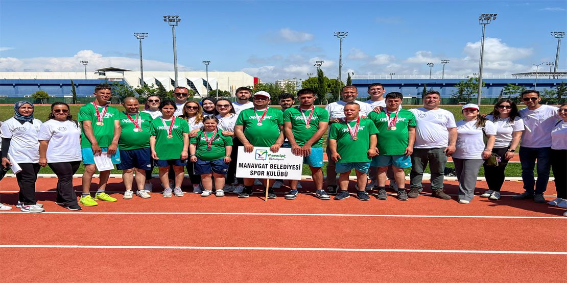 MANAVGAT’IN ÖZEL SPORCULARI MADALYALARI TOPLADI