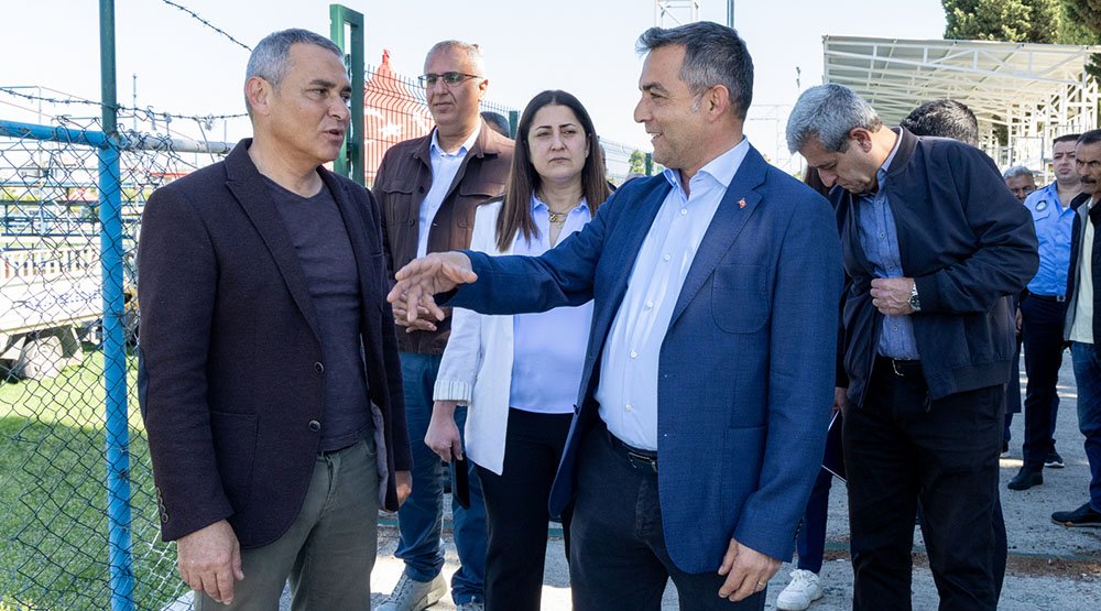 BAŞKAN KARA, GÜREŞ HAZIRLIKLARINI İNCELEDİ