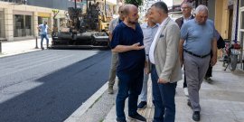 BAŞKAN NİYAZİ NEFİ KARA ÇALIŞMALARI YERİNDE İNCELEDİ, ESNAFLA BULUŞTU