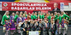 MANAVGAT BELEDİYESİ SPOR KULÜBÜ HALK OYUNLARI TOPLULUĞU’NDAN ÇİFTE ŞAMPİYONLUK