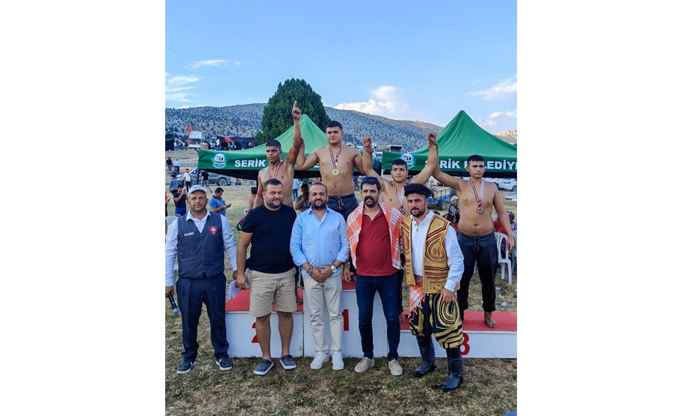 MANAVGAT BELEDİYESİ GÜREŞ KULÜBÜ SPORCULARI SARIİDRİS GÜREŞLERİ’NDEN DERECELERLE DÖNDÜ