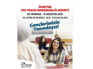 MANAVGAT BELEDİYESİ’NDEN YKS TERCİH DANIŞMANLIĞI HİZMETİ