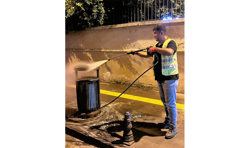 MANAVGAT BELEDİYESİ'NDEN YAZ AYLARINA ÖZEL TEMİZLİK SEFERBERLİĞİ